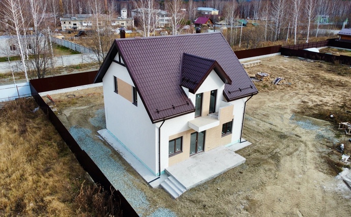 Отмостка дома ГК Урал-Строй
